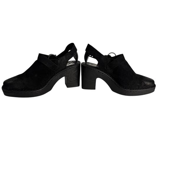 Born‎ Women's Strappy Platform Slingback Black Comfort Boho Shoes 9M EUC - Picture 8 of 9